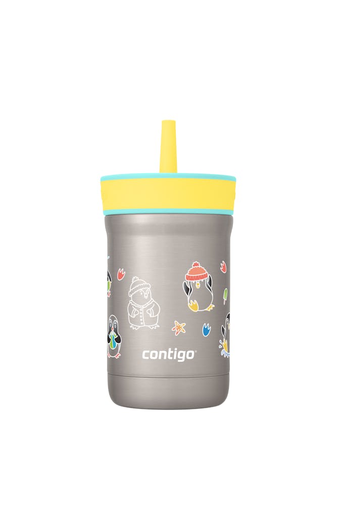 Kids Leighton Spill-Proof Stainless Steel Tumbler with Straw, 12oz S9