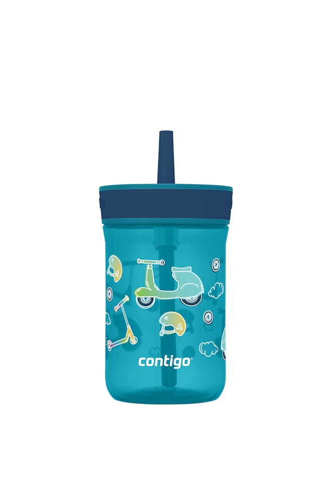 Kids’ Leighton Straw Tumbler with Spill-Proof Leak-Proof Lid, 14oz D7